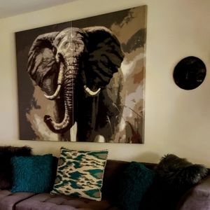 Large canvas elephant 🐘 picture